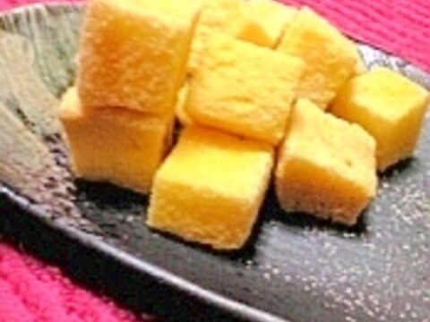 食パンで駄菓子スナックコーンポタージュ味♪